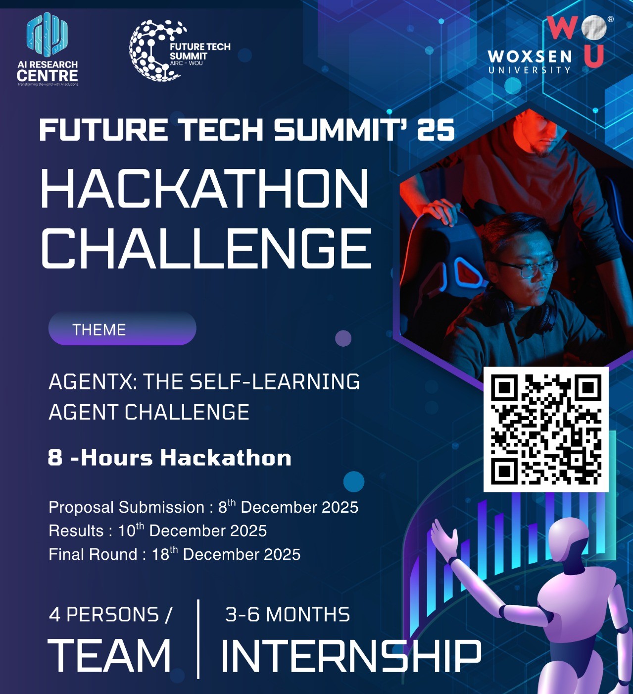 AgentX Hackathon Challenge Poster